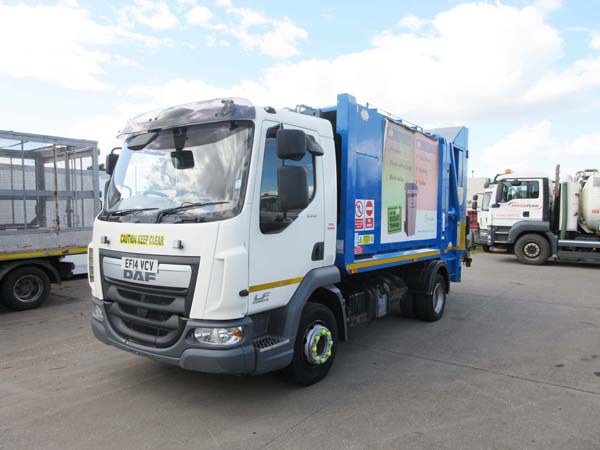 REF 02 - 2014 DAF Euro 6 12 ton Refuse truck for sale